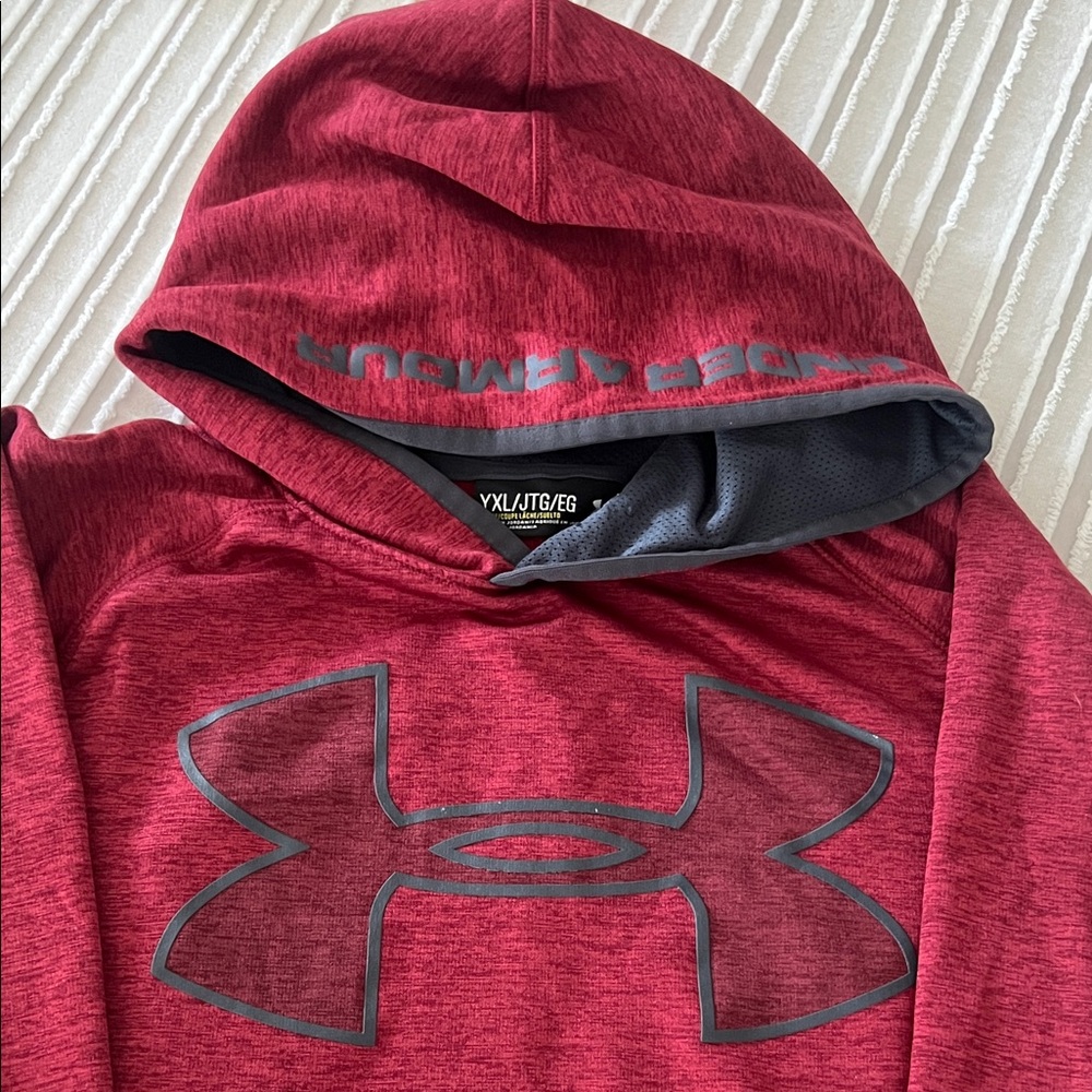 Under Armour Red maroon  Hoodie for Kids